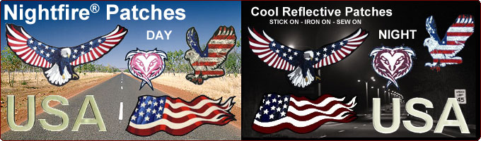 NEW Nightfire Patches - Cool Reflective Patches